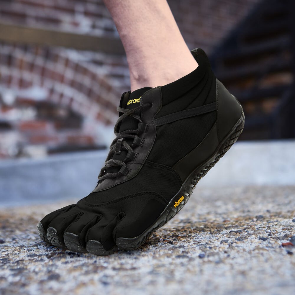 Vibram Five Fingers Mens Barefoot Shoes - Black - V-Trek Insulated - 18546-WMFS